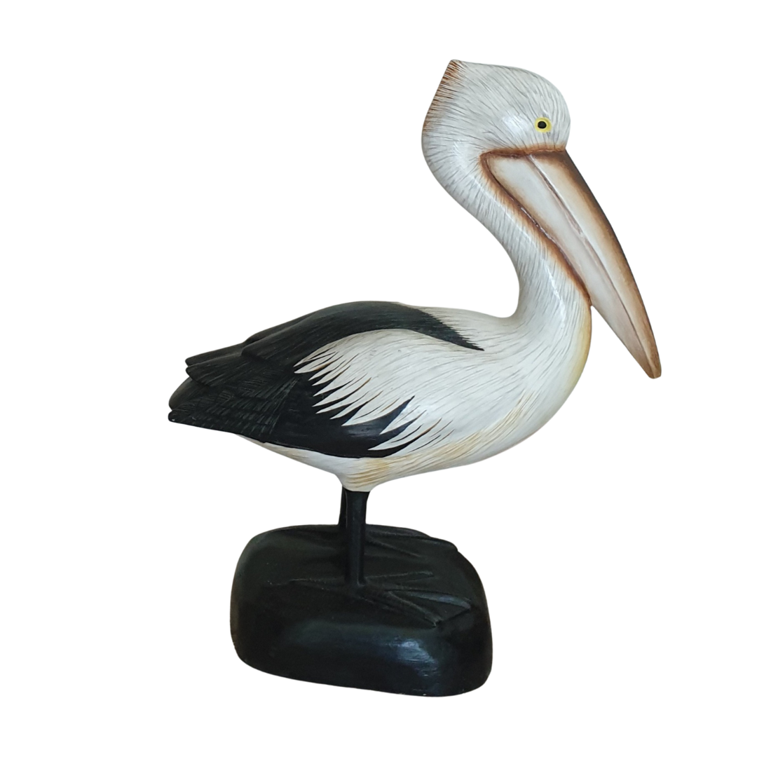 Wooden Pelican Décor