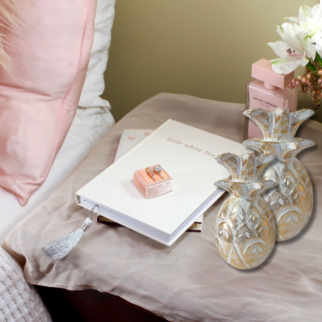 Wooden Pineapple Décor – GOLD