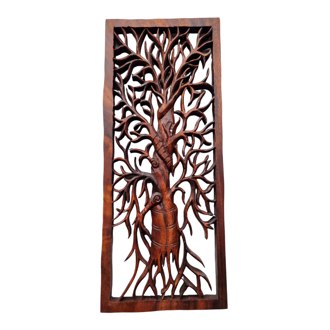 Carved Timber Wall Art Assorted Designs