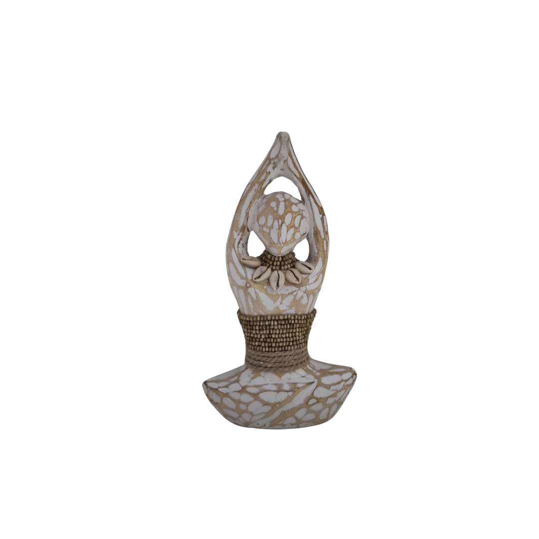 Yoga Pose Wooden Carving - Upward Salute