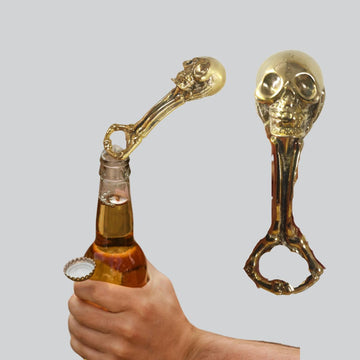 Brass Skull Bottle Opener