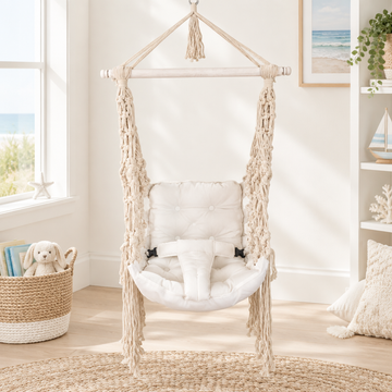 Hammock Natural Macrame Chair for Kids