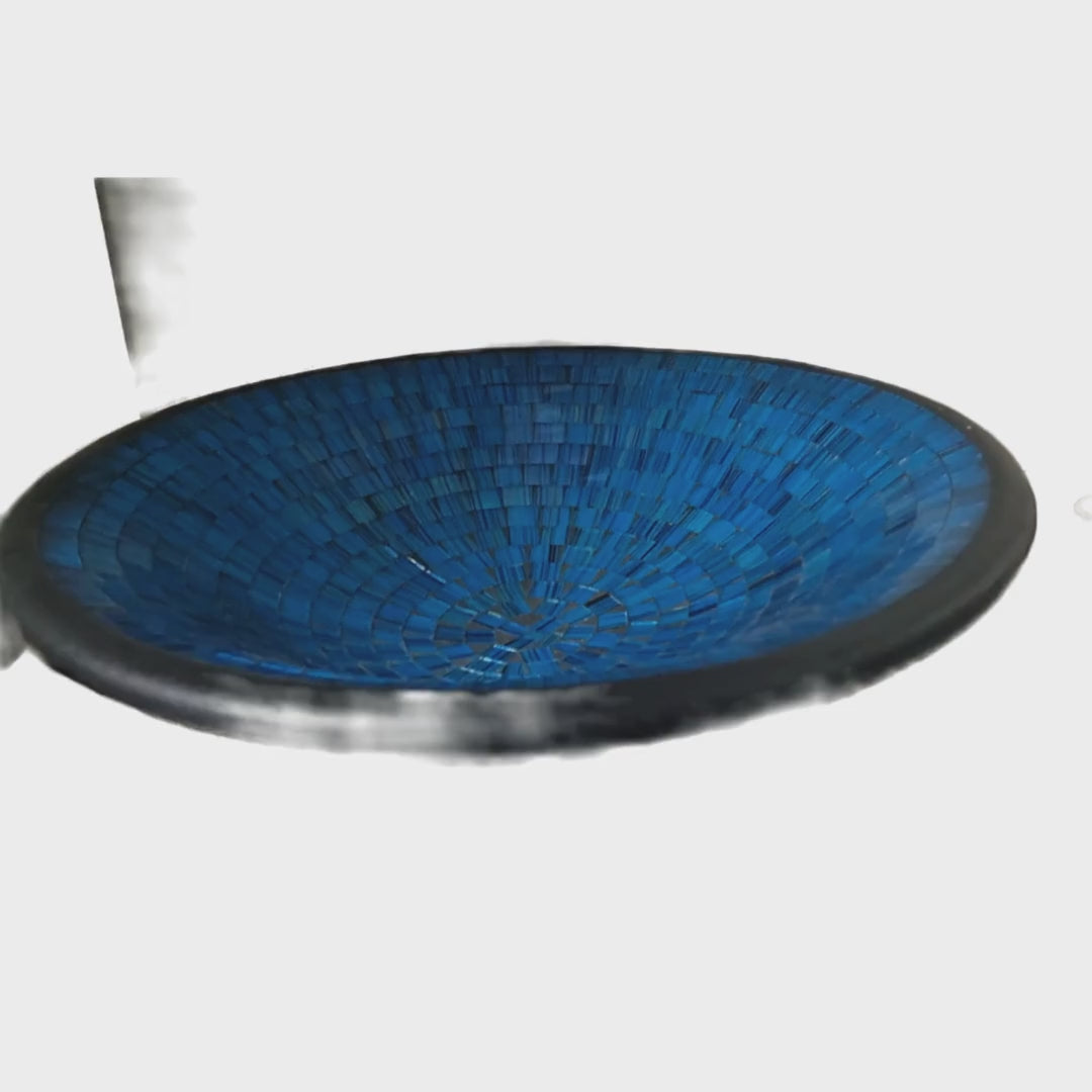 Azure Harmony Mosaic Bowl