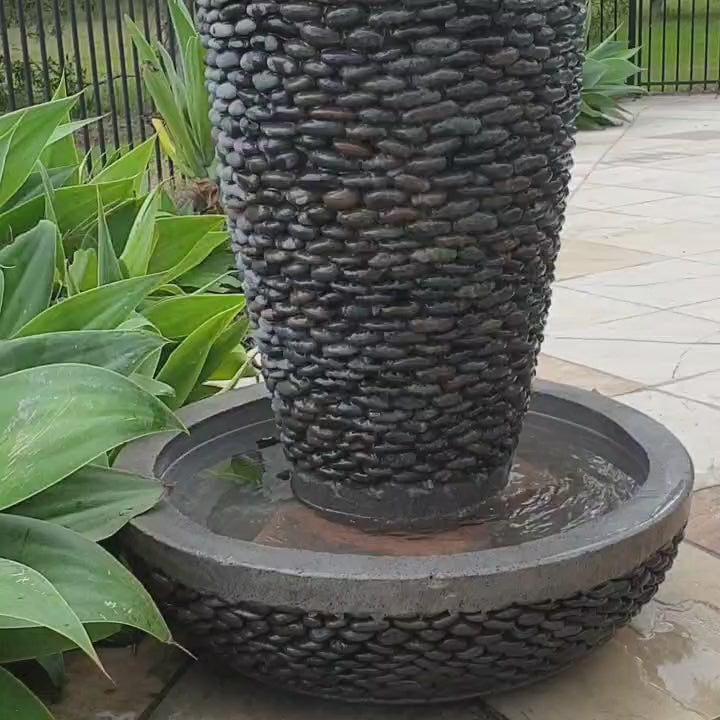 Pebble Water Feature Pot & Base 