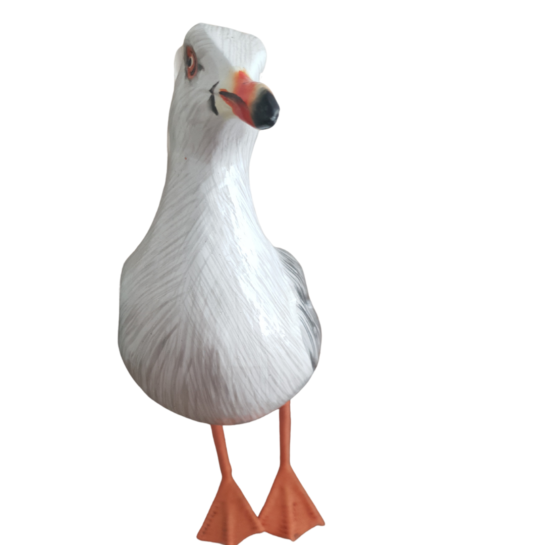 Seagull Wooden Carving