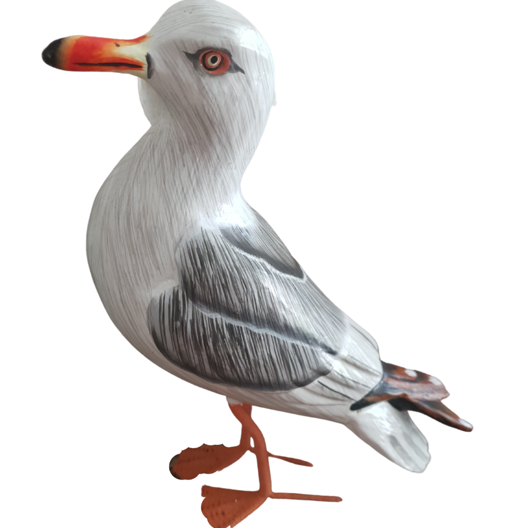 Seagull Wooden Carving