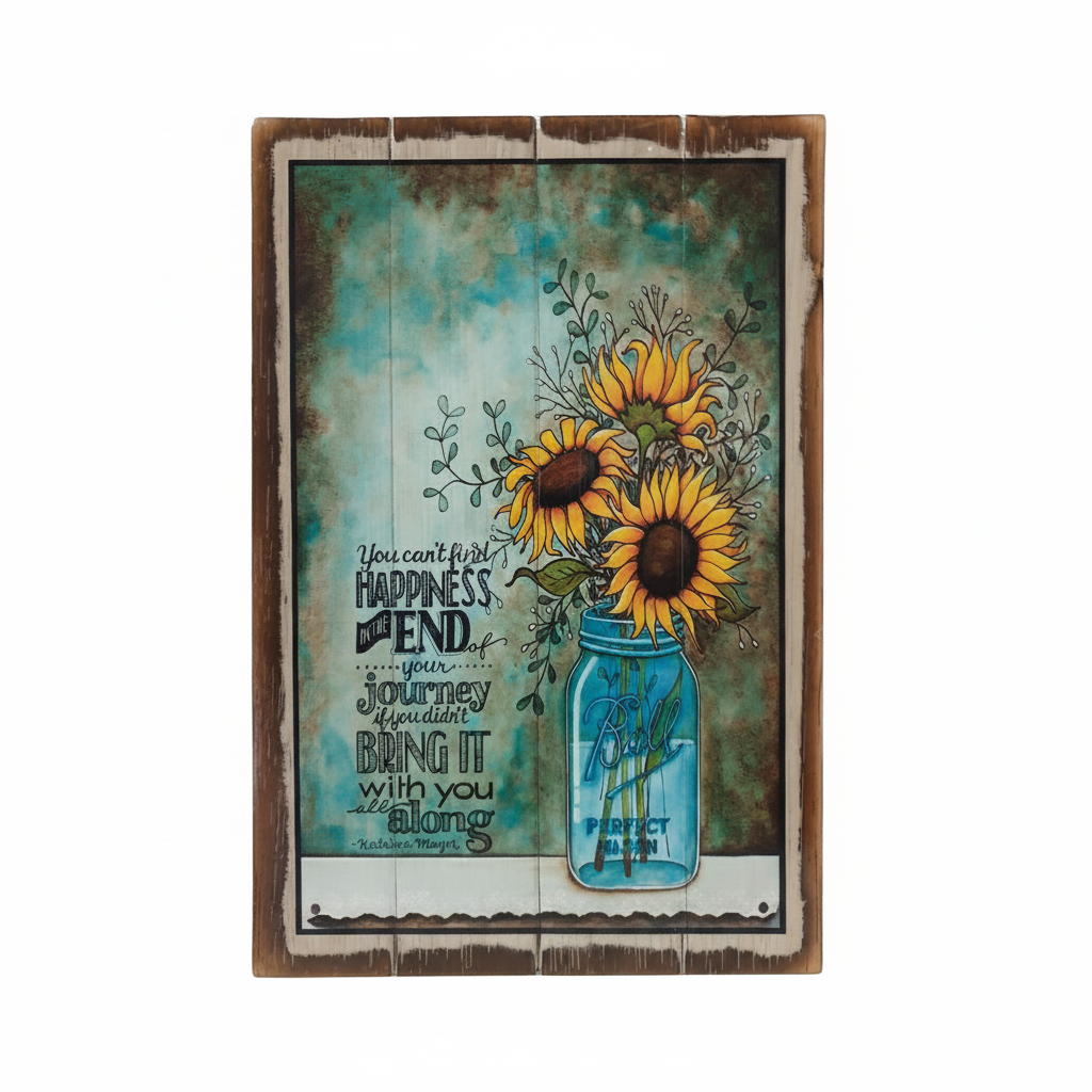 sunflower artwork set on a white background