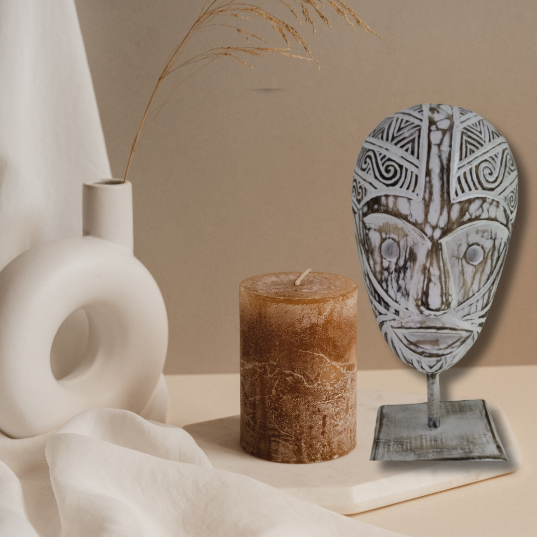 Carved Mask and Cultural Treasures
