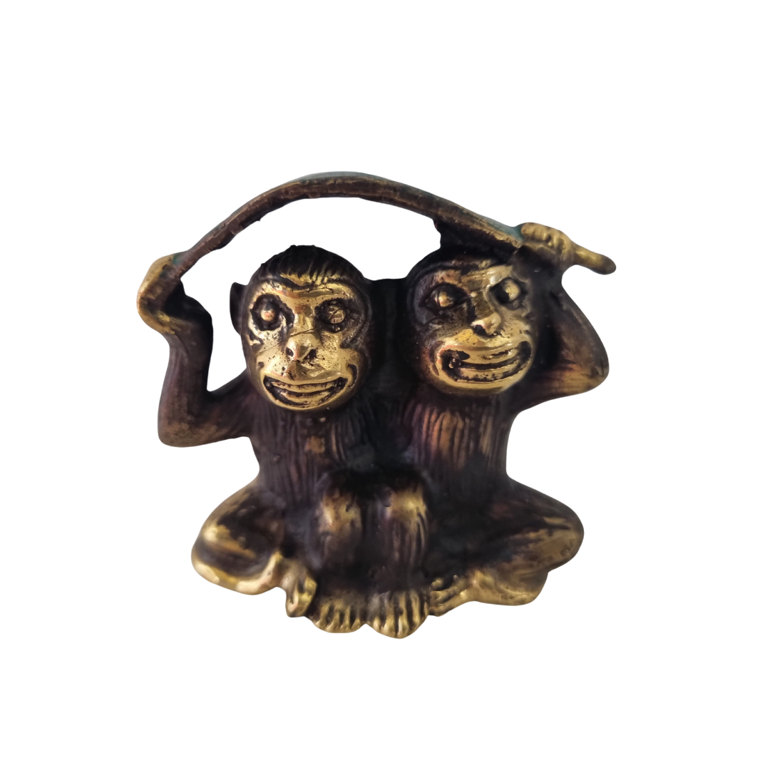Rustic Monkeys Brass Monkey Figurine Rustic Vibe: Vintage Charm Today - Azure Decor