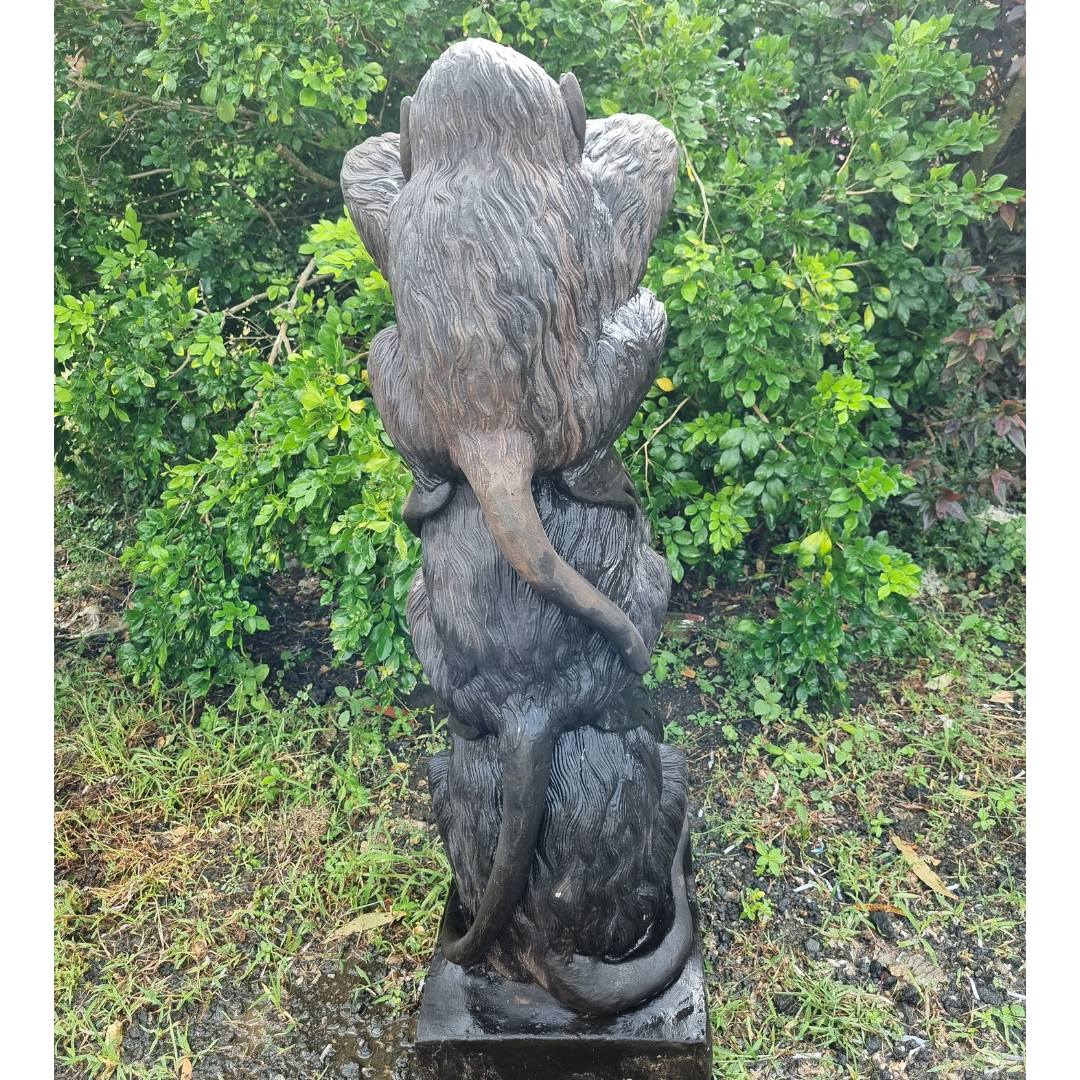Three Wise Monkey's Garden Statue