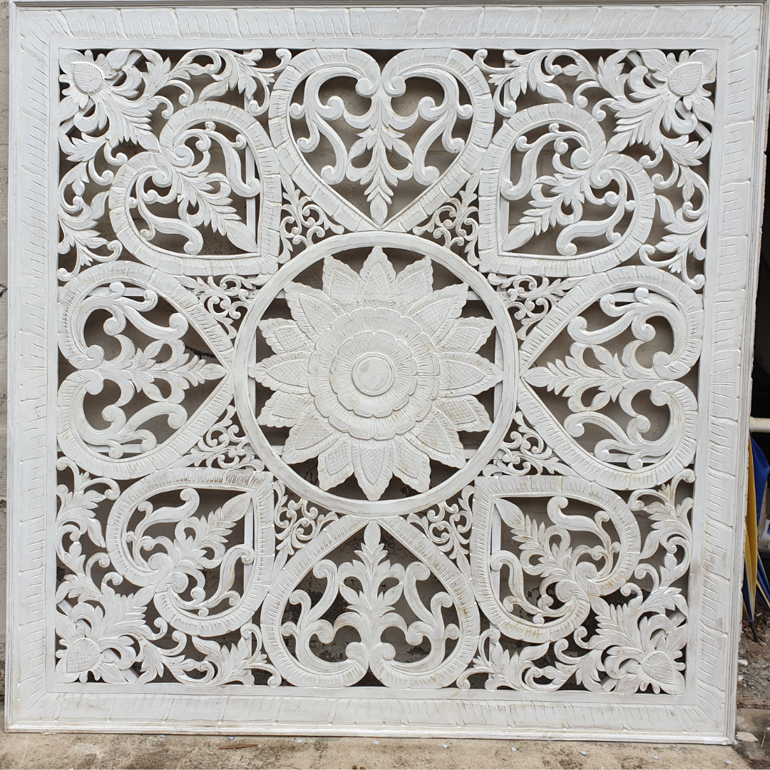 Balinese Style King Size Bed Head