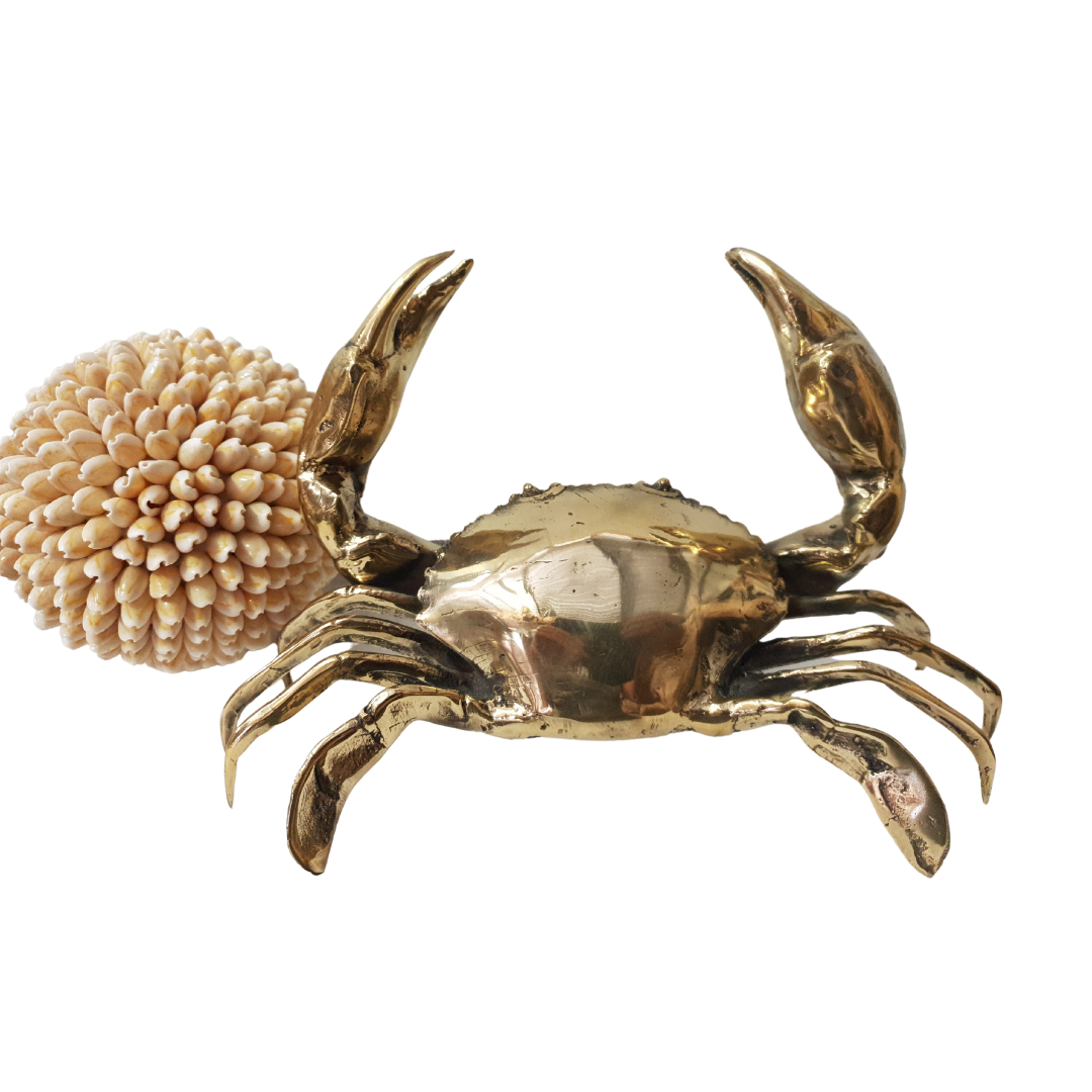 realistic crab handcrafted antiqued 
