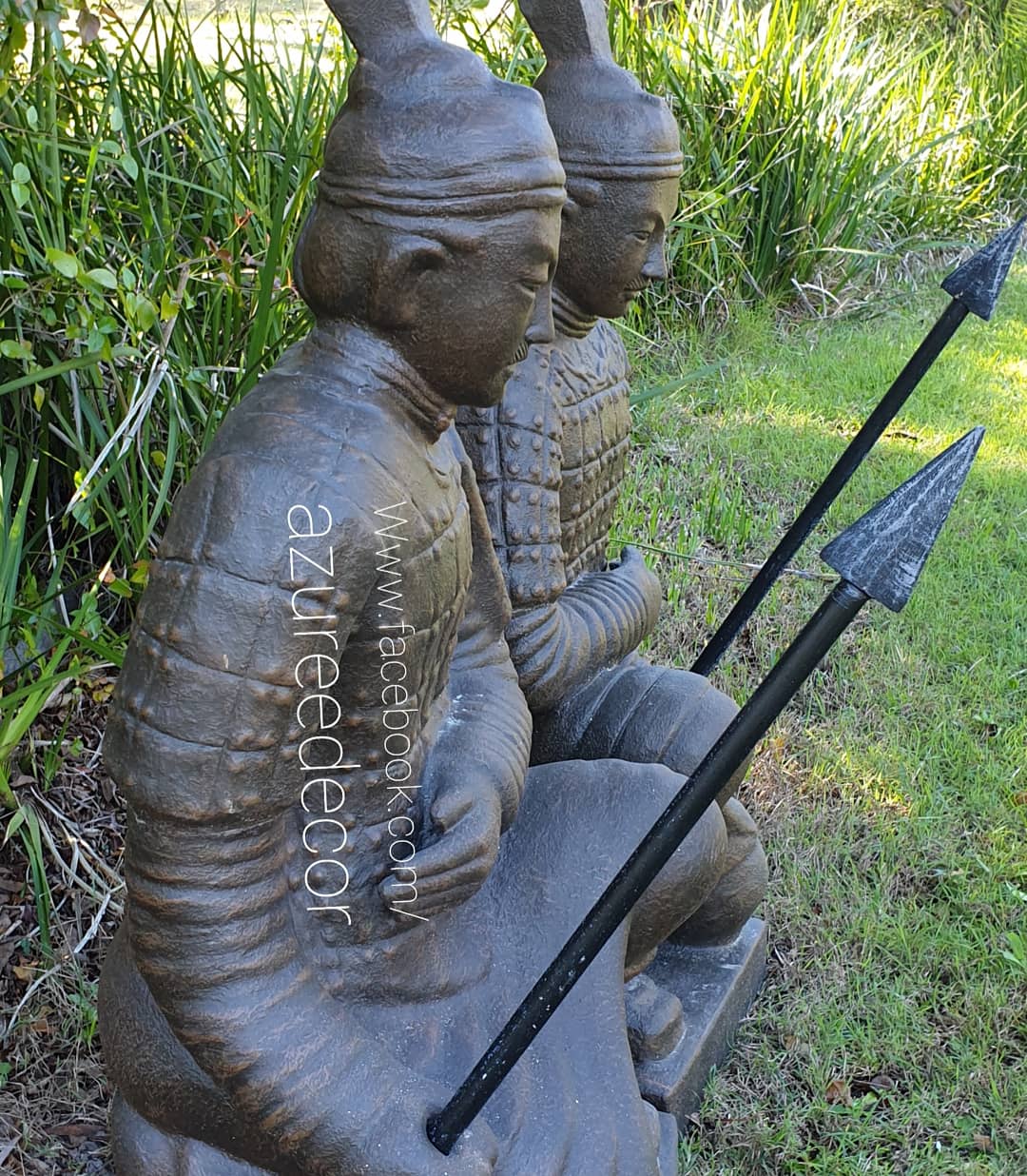 Garden Statue's China Warrior Set