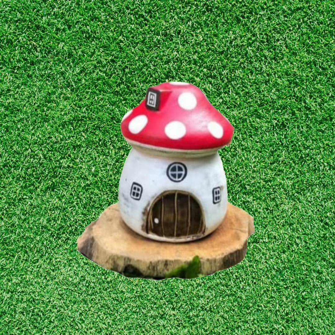 Mushroom Fairy Garden House