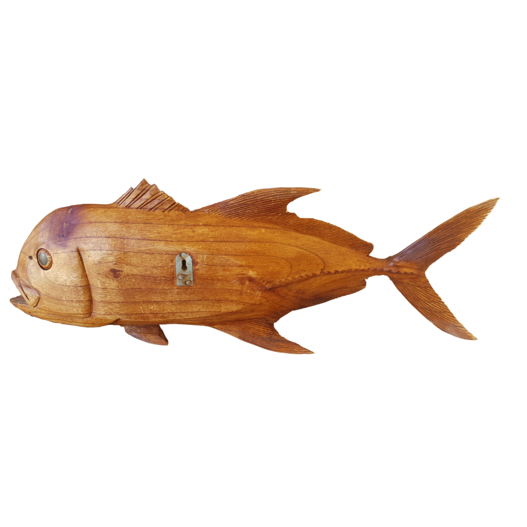 Giant Trevally Fish Carving