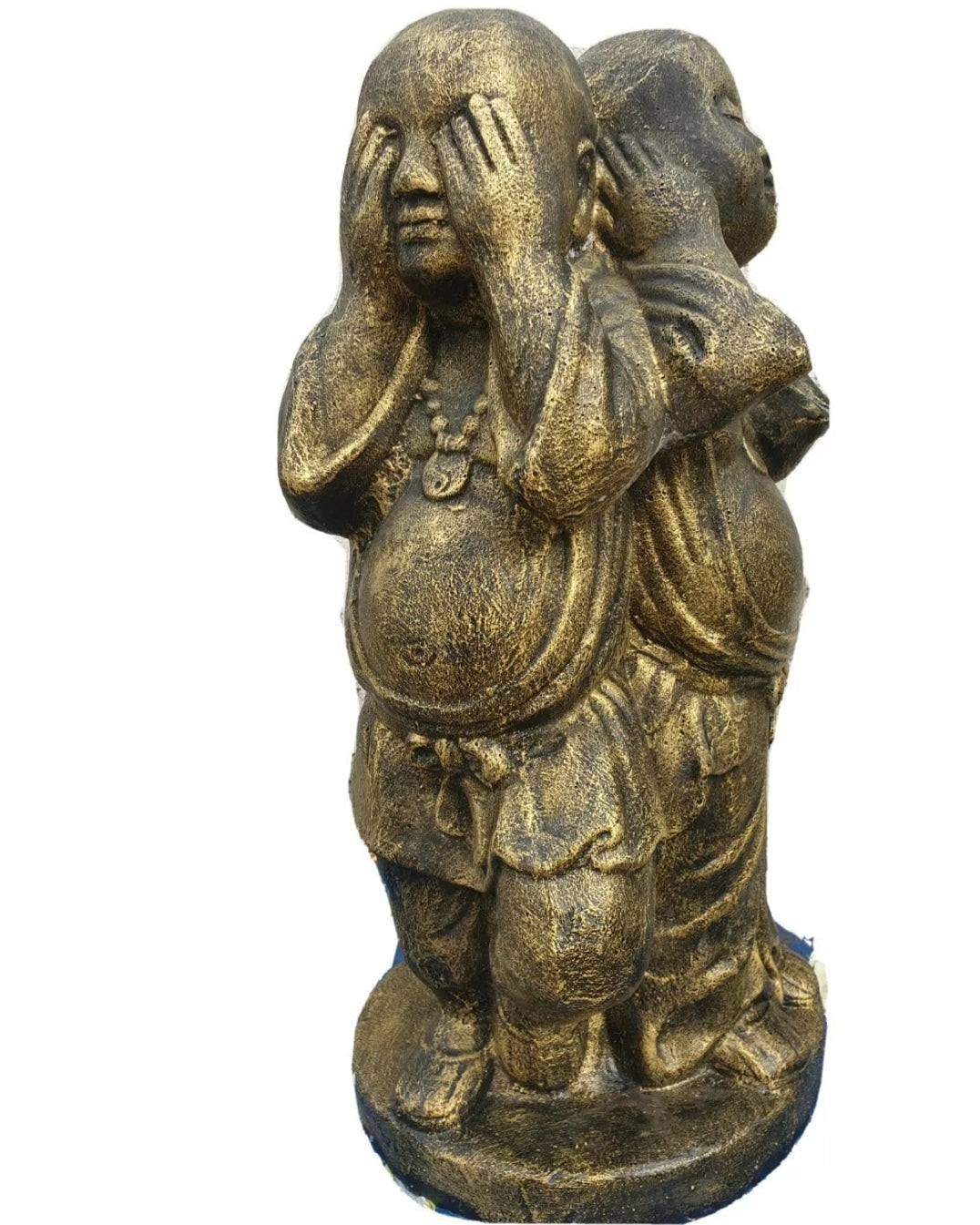 Garden Buddha Rustic Gold 