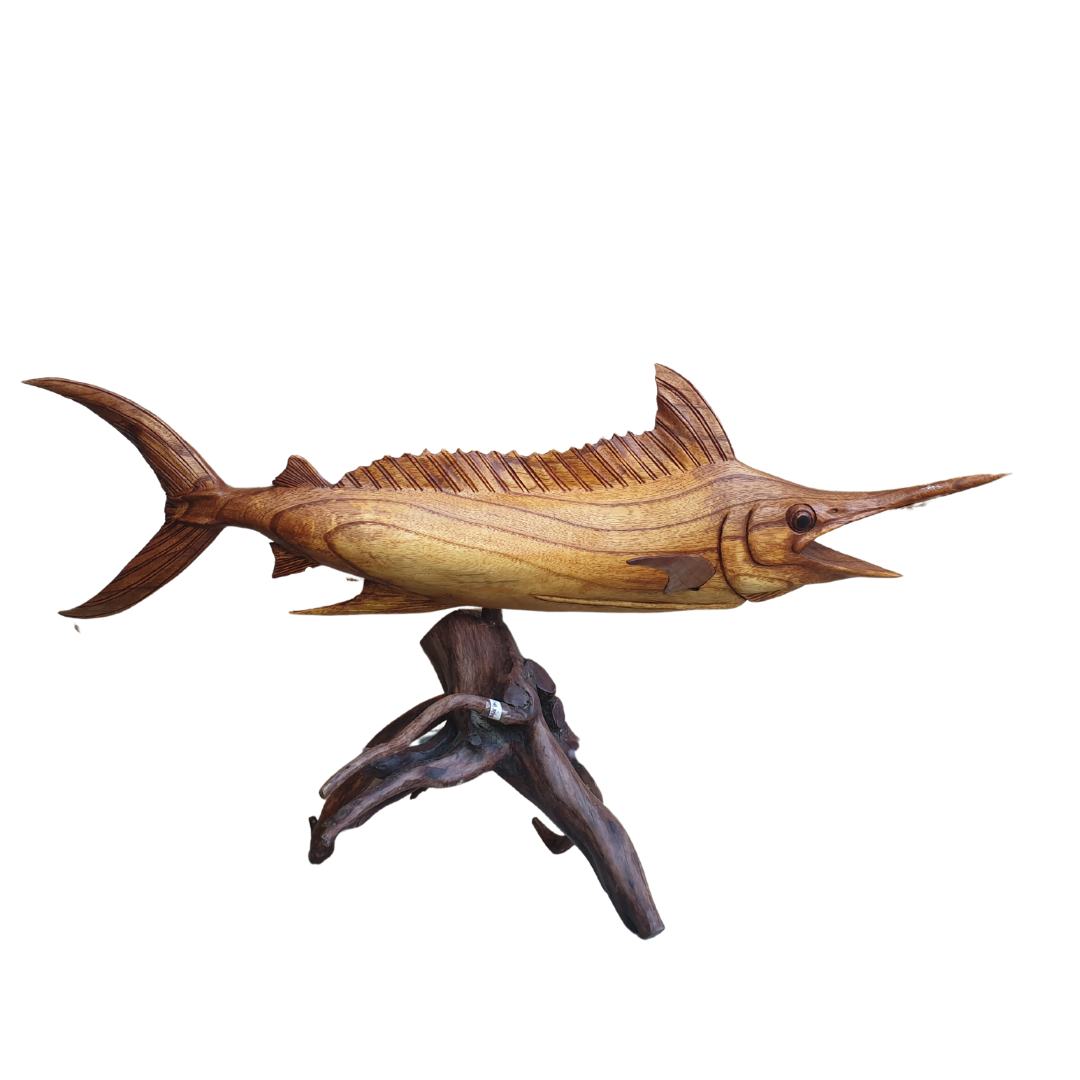 Marlin Fish Wooden Artwork