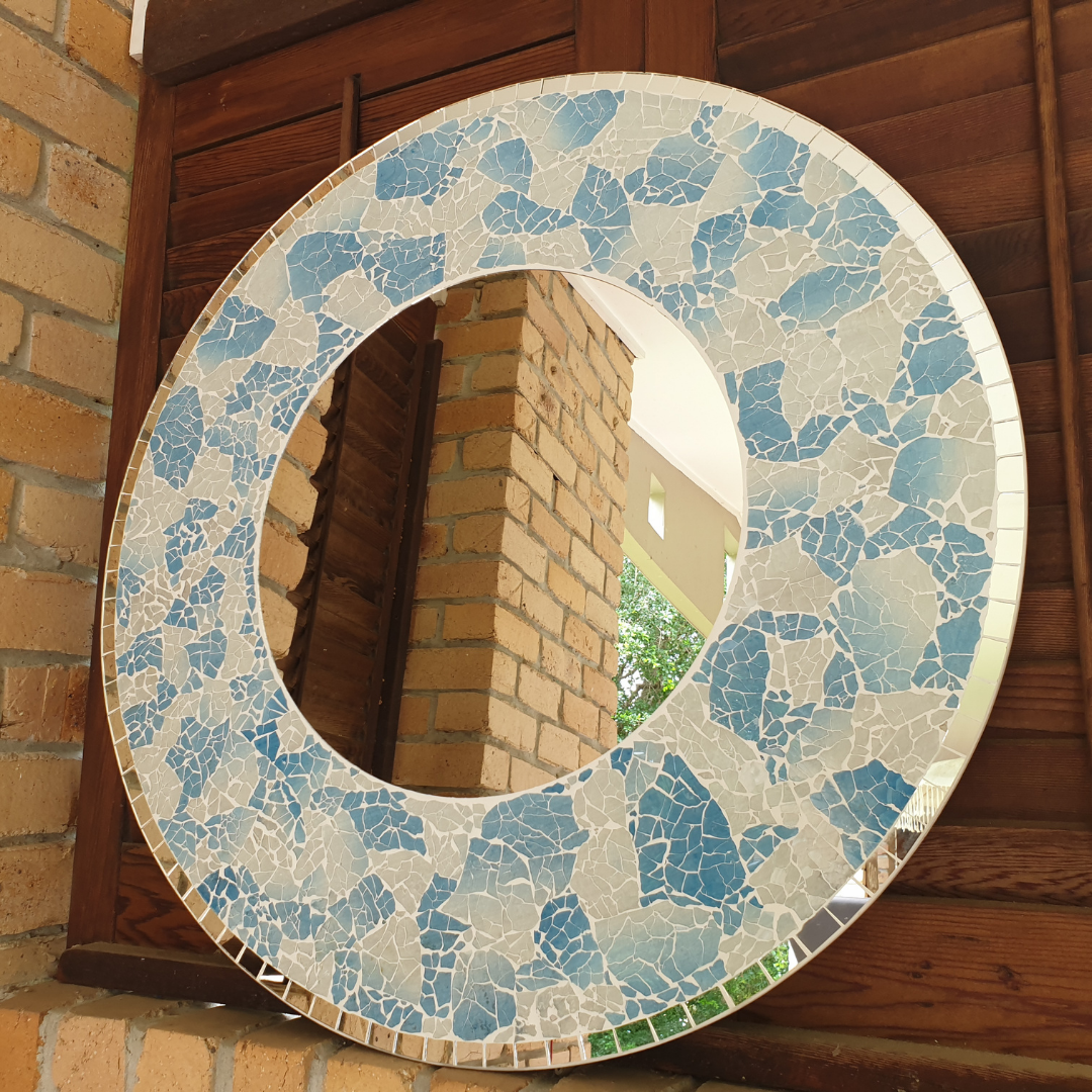 Mosiac Mirror Blue Crush