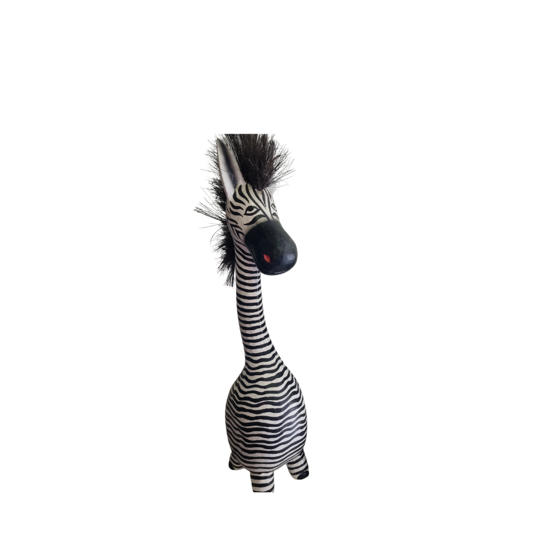 wooden zebra decorative carved design for a Nursery Room Decor Zebra