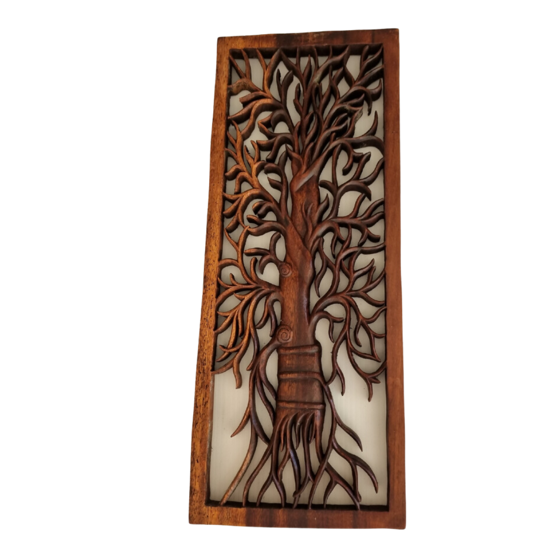 Carved Timber Wall Art Assorted Designs