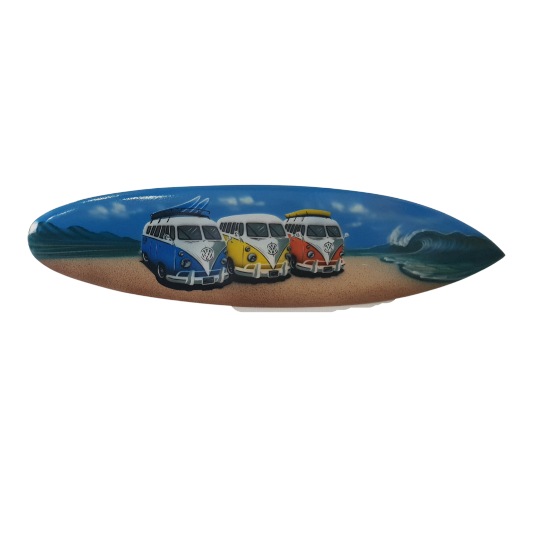 Surfboard Wall Art VW Kombi Style