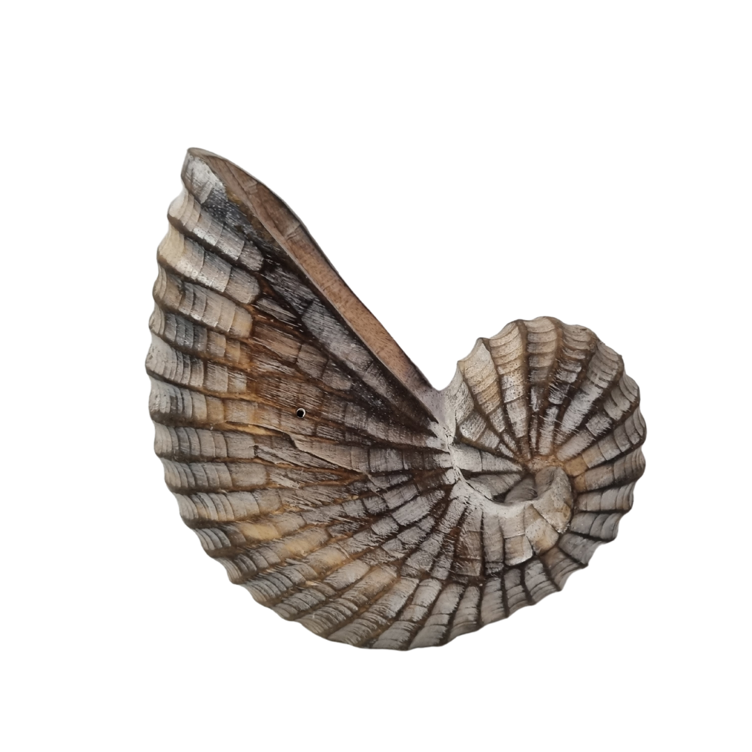 Wooden Carving size 18x25cm set on a white back ground